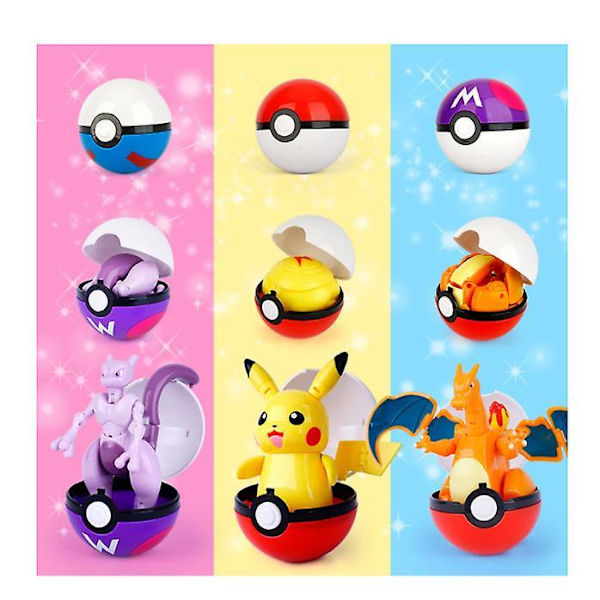 Original Pokemon Figures Variant Ball Toy Model K