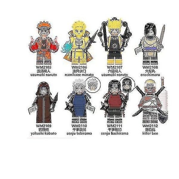 2023-Naruto-sarja Naruto Rakennuspalikat Minifiguuri Lasten Kokoamislelut-1