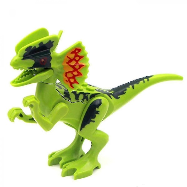 Wooden Blocks 8pcs Jurassic Dinosaur Building Blocks Mini Toys