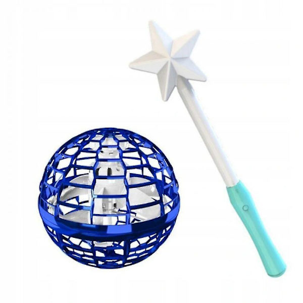 Flynova Pro Flying Ball Toy 360 Hand-controlled Flying Ball Toy Built-in Rgb Light Magic wand 95*95*95mm