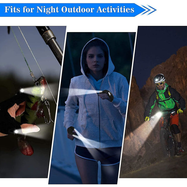 Led Flashlight Gloves, Cool Gadgets For Camping, Fishing And Repair, Portable Lights