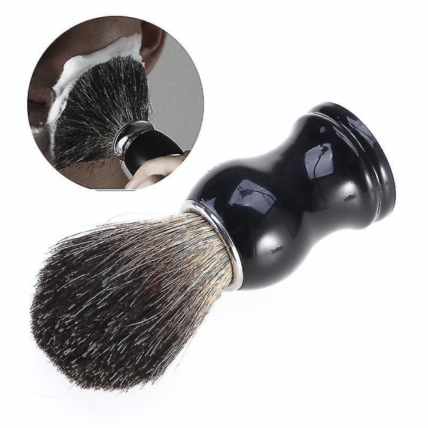Heallily Men Hair Shaving Mug With Beard Mustache Brush Cleaning Grooming Shaving Tool (random Brush Color)