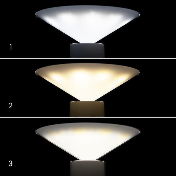 LED Bordlampe Med Berøringsfunksjon - 3 Lysmoduser