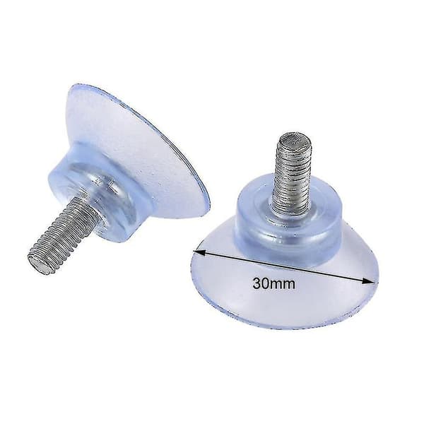 4pcs Suction Cup With Thumbscrew Screw Rubber Suction Cup Transparent Sucker Plastic Hooks Window Glass Table Tops Storage Tools