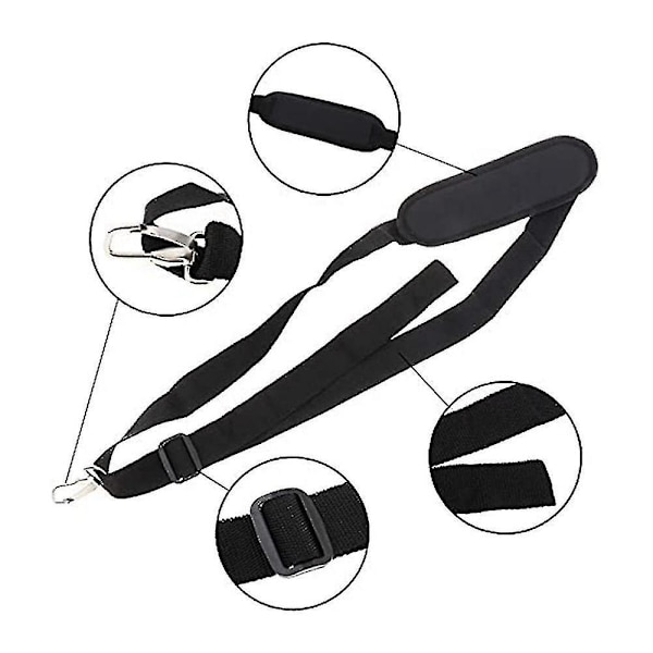 Lawn Mower Brush Cutter Trimmer Shoulder Harness Strap Adjustable Labor Saving Strap Silver