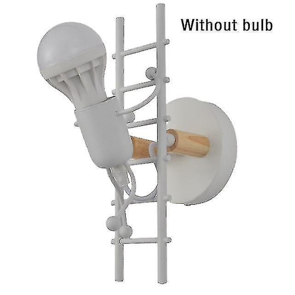 1 Wall Lamp Climbing Stairs Wall Lamp Aisle Bedside Lamp Bedroom (01 Without Bulb)
