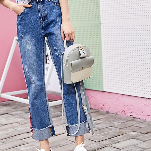 Mini Backpack Crossbody Bag For Teenage Girl Women Shoulder Phone Purse New Trendy Female Backpack Brown