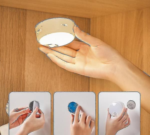 Touch Led Light, Usb Rechargeable Night Light, Push Light With Strong Magnetism