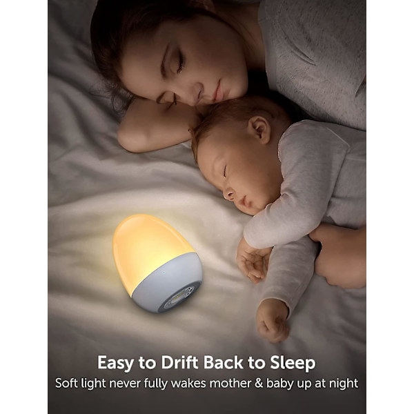 Night Lights For Kids With Stable Charging Pad, Touch Control And Timer Setting For Breastfeeding