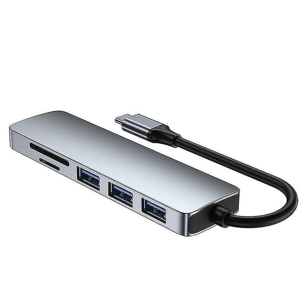 Usb C -keskitin, mfun 6 in 1 Usb C - Hdmi-sovitin Usb 3.0 -portilla, s