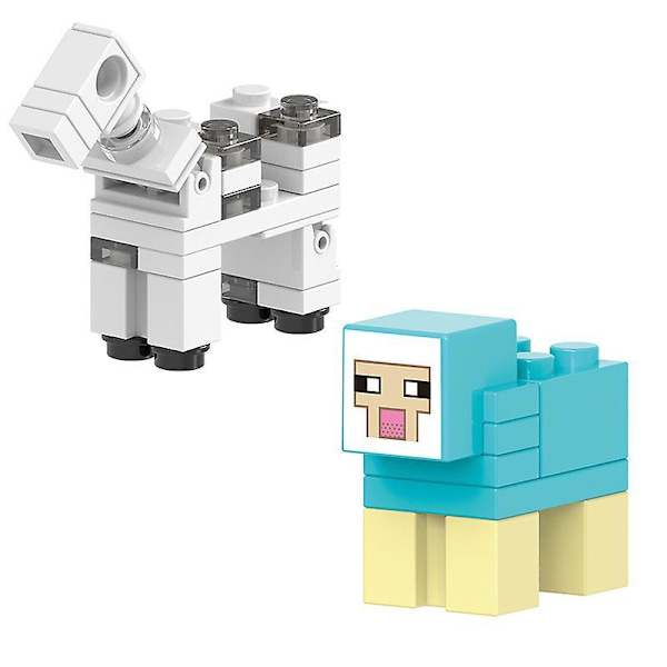 8 stk. Figursæt Minifigurer Børnelegetøj Fødselsdagsfestgaver til voksne og børn Drenge Piger