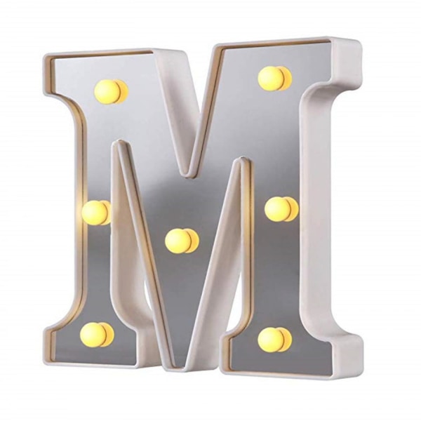 Led Marquee Letter Lights 26 Alphabet Light Up Letters Sign Perfect For Night Light Wedding Birthday Party Christmas Lamp Home Bar Decoration B09 M
