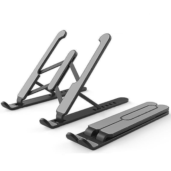 Portable Notebook Computer Stand Foldable Support Base Notebook Computer Stand black