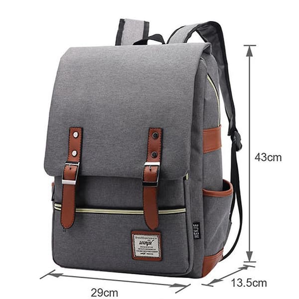 One Piece Luffy White Beard Luo Junior Student Schoolbag USB Color-4