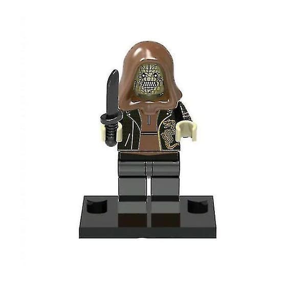 8pcs Superhero Series Assembled Building Block