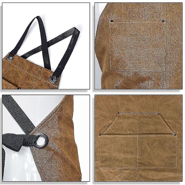 24"x37" Workshop Apron With Heat-resistant And Flame-retardant