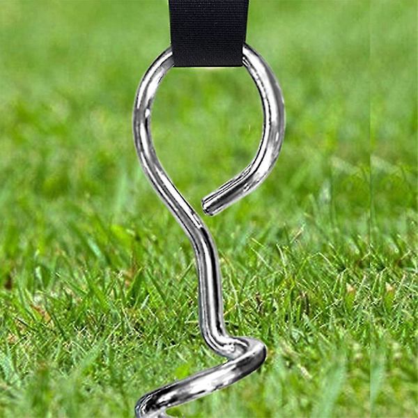 Trampoline Wind Stakes Heavy Duty Spiral Ground Anchor / 4 Pack