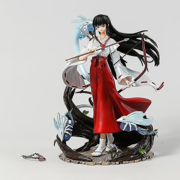 Inuyasha Kikyo Gk Statue Samlefigur Modell Dukke Dekorleke 25cm no box