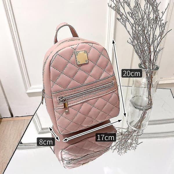 Pu Leather Shoulder Mini Small Backpack Multi-function Ladies Phone Pouch Pack Ladies School Backpack Bags For Women white