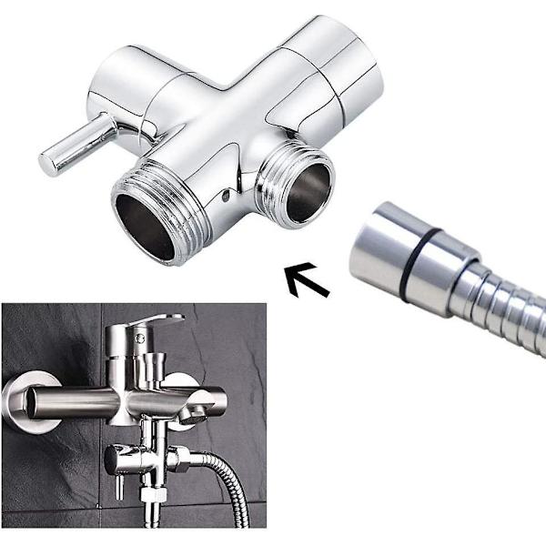 Tecolog Shut Off Valve Brass Shower Diverter 3 Way Diverter Valve