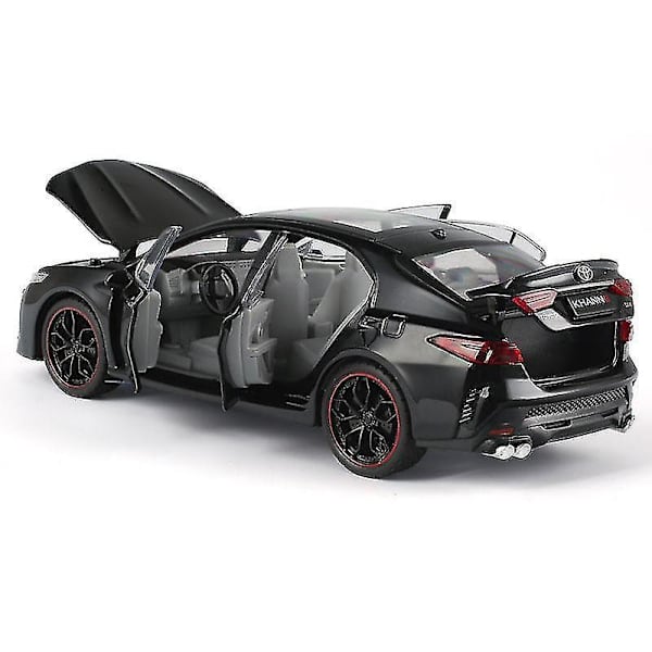 1/24 Toyota Åttende Generasjon Camry Metall Støpt Leketøy Bil Legering Lyd Lys Modell Kjøretøy