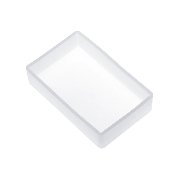 Silikoneform DIY Firkantet Rektangel Epoxy Resin Spejl Håndværk Smykker Dekoration D