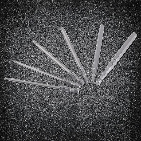 Set Of 6pcs Magnetic Screwdriver Bits Extension Screwdriver Hex Shank