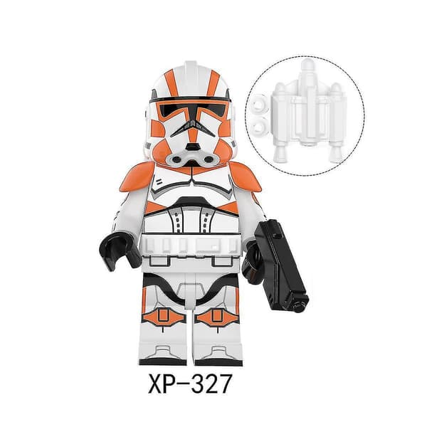 8 stk. Star Wars Serie Storm Clone Corps Guards Puslespil Byggeklods Legetøj