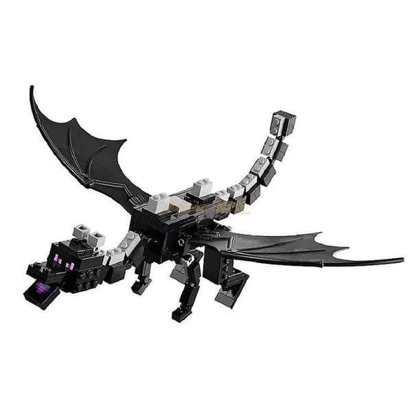 Byggeklodser Ender Dragon Model Klodser Sæt Gaver Legetøj Til Børn Drenge Piger
