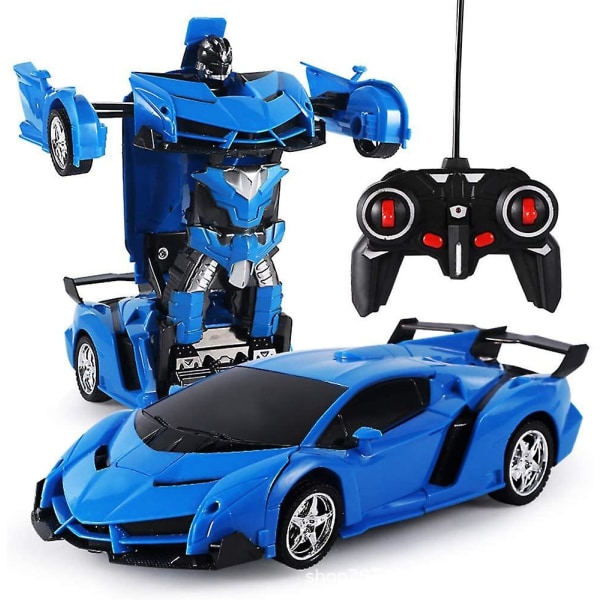 Remote Controlled Car, 2 In 1 Transformer Robot Car, One Touch Transforming Remote Controlled Transformers Car & Robot Transformable, Car Toy Educatio