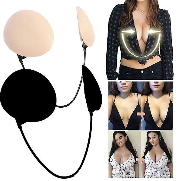 Frontløs BH Rygløs Stropløs BH Beige