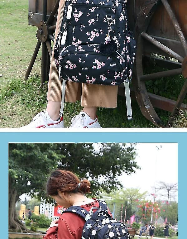 Student School Backpack Printed Waterproof Bagpack Primary School Book Color  C