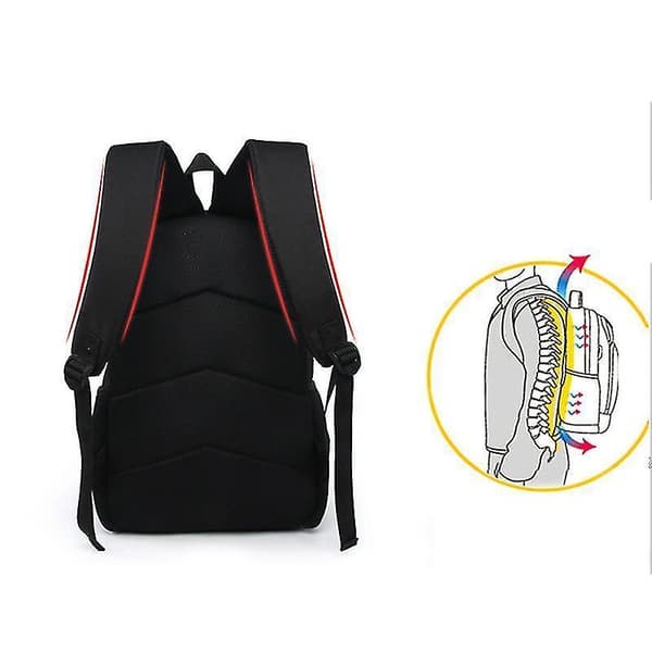 Backpack Kid School Bag Gift Large Capacity For Daily Life Bag 3pcs Black