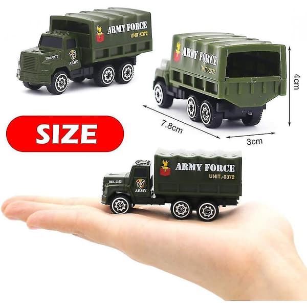 Mini Pocket Size For Military Vehicles, 6 Pieces