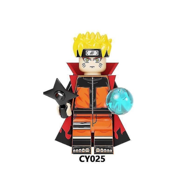8 kpl Naruto Koottavat Lasten Rakennuspalikka Minifiguurilelut