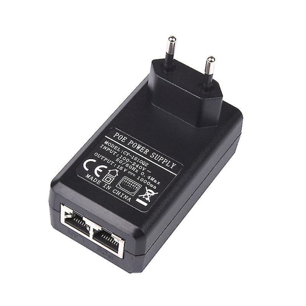 15v 1a Poe Injector Adapter For Ap Security Ip Camera Poe Switch Eu Plug