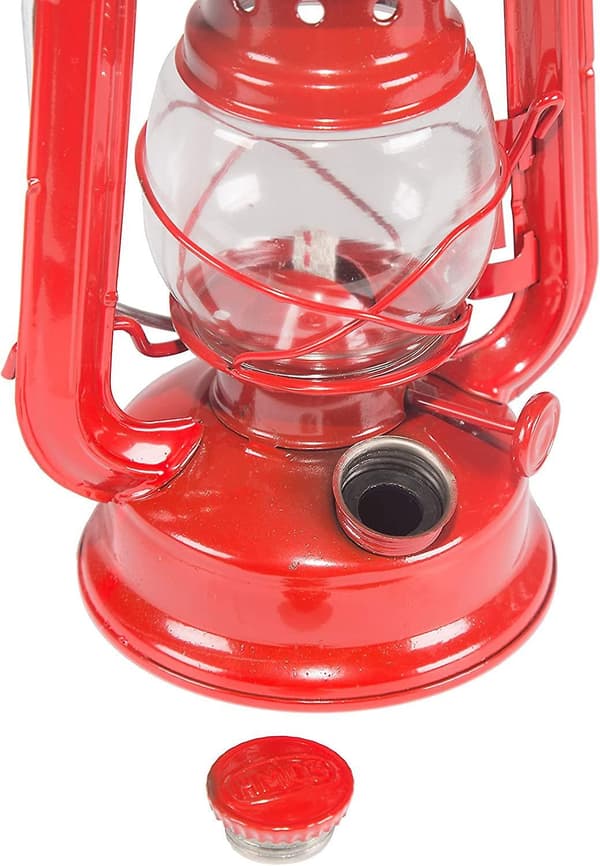 Lille orkanlampe (rød, 20 cm) 130 One Size