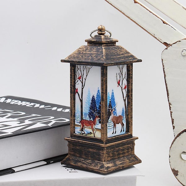 Juledekoration Natlampe LED Snelanterne Fyldt Med Vand style 2