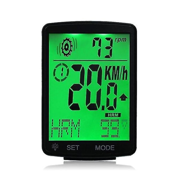 Bike Bicycle Computer Wireless Bike Waterproof Odometer Cadence Sensor 2.8inch Lcd Cycling Speedometer Heart Rate