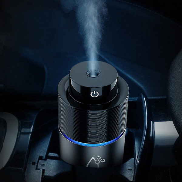 Car Aromas Diffuser Usb Car Humidifier Spray Car Air Purifier Eliminates Odor Led Lights White