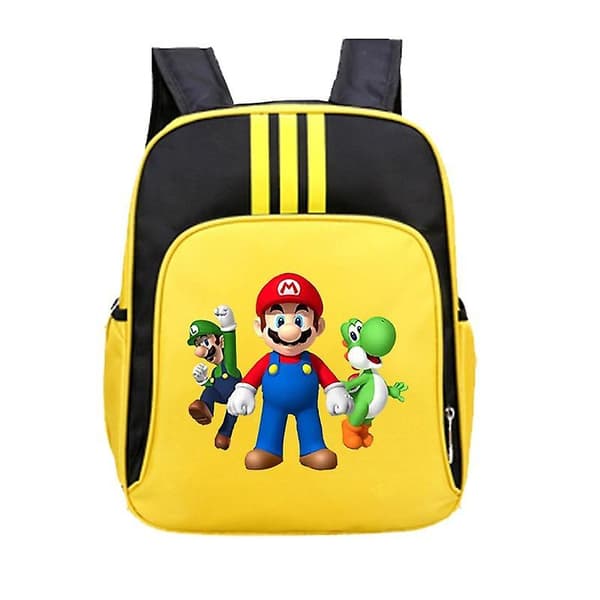 Super Mario Children's School Bag, Cartoon Game Character Series Backpack C