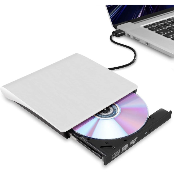 External Cd/dvd Drive For Laptop Usb 3.0 Ultra-slim Portable Burner Writer Compatible