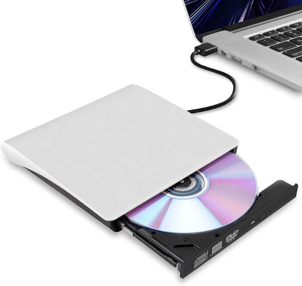 External Cd/dvd Drive For Laptop Usb 3.0 Ultra-slim Portable Burner Writer Compatible