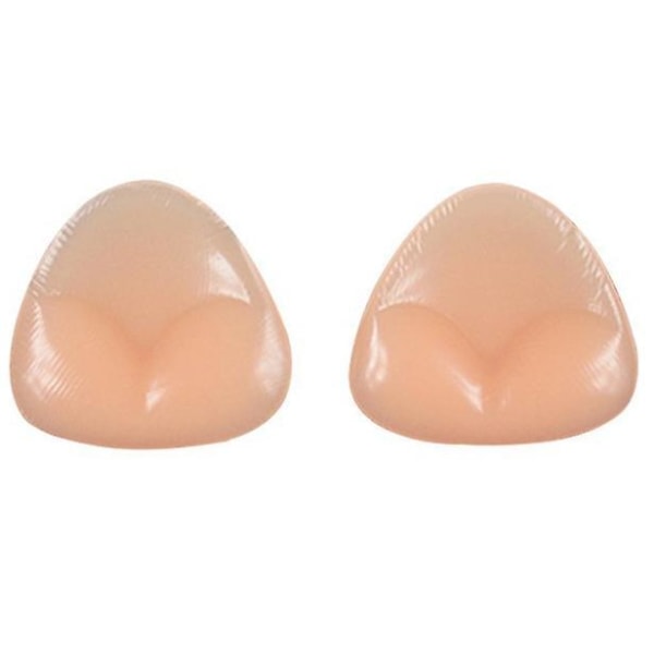 Silicone Bra Inserts, Clear V-shaped Breast Enhancers Waterproof Bra Push Up Pads For Bikini Swimsuit Color of skin
