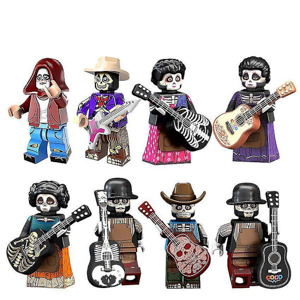 8 stk. Drømmeserie Anime Samlede Børns Pædagogiske Legetøj Byggeklodser Minifigurer