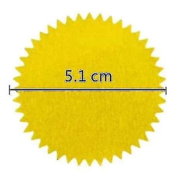 Round Gold Mailing Label Stickers Roll, Envelope Seal -2 In(golden)(500pcs)