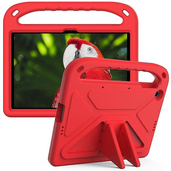 For Huawei Enjoy Tablet 2 / Matepad T10 / T10s Portable Handle Eva Shockproof Anti Falling Protective Case With Triangle Holder Red