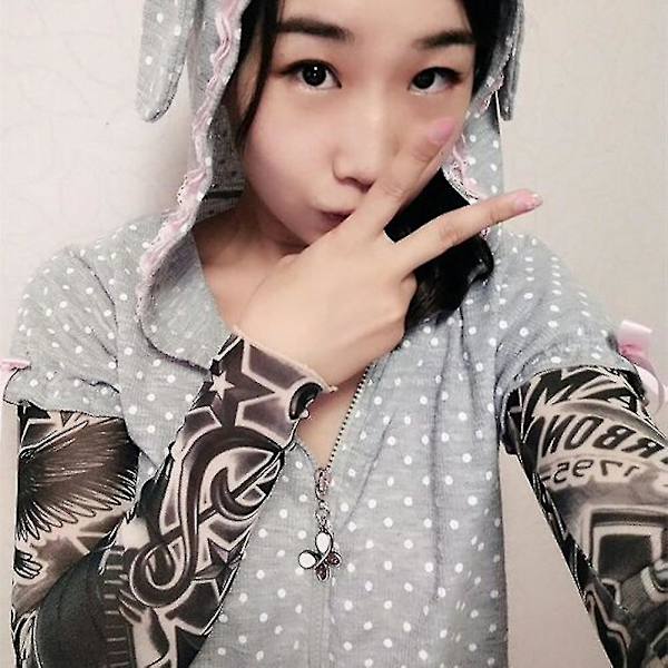 3D Tatovering UV Beskyttelse Arm Sleeve