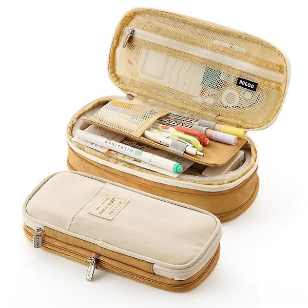 Pencil Case light khaki beige  large