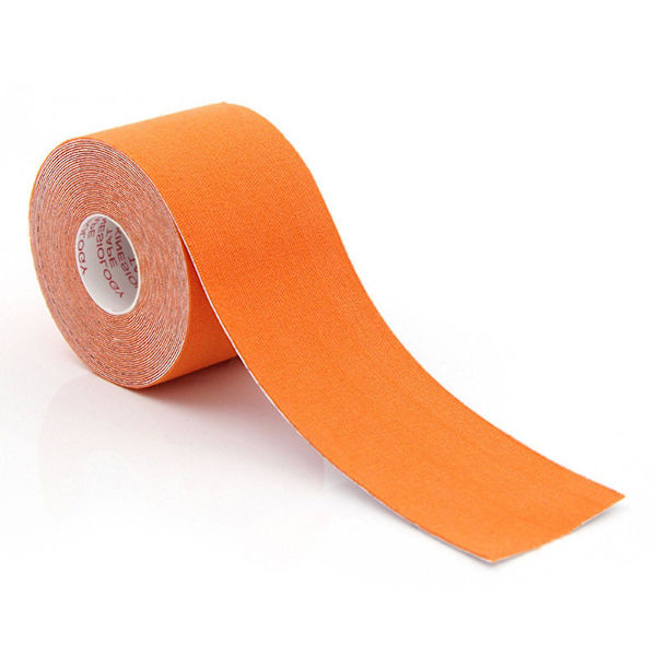 2.5cm*5m Kinesiology Tape For Face V Line Neck Eyes Lifting Wrinkle Remover Sticker Tape Facial Skin Care Tool Bandagem Elastica Orange